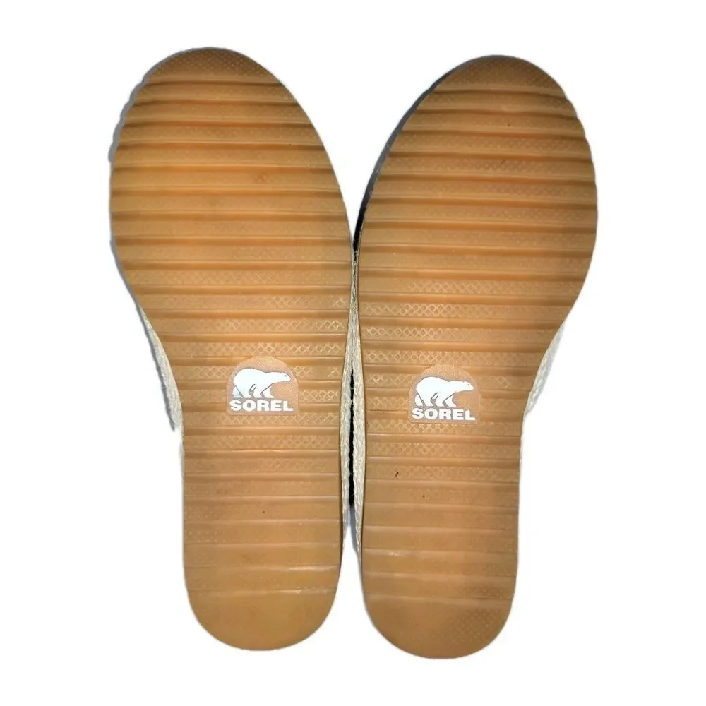 Sorel - Women's Ella Slip-On, Leather or Suede Shoe, Jute Camel Brown, Size 6.5